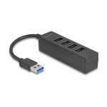USB Hub 4 Port USB 5 Gbps mit 4 x USB Typ-A Buchse schwarz