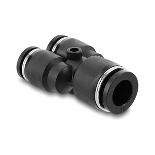 Pneumatik Steckverbinder 2 x 8 mm zu 1 x 10 mm mit Befestigungsloch Y-Form