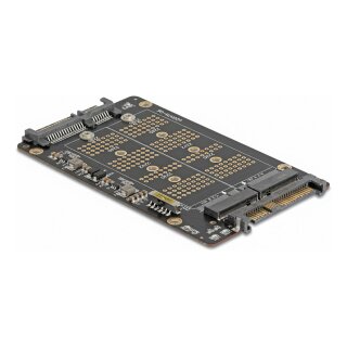 Konverter M.2 Key M NVMe SSD zu U.2 und M.2 Key B SATA SSD zu SATA
