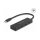 USB 10 Gbps USB Type-C™ Hub mit 4 x USB Type-C™ Buchse schwarz