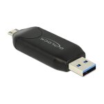 Card Reader Micro USB OTG / USB 5 Gbps Typ-A für SD...