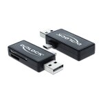 Delock Micro USB OTG Card Reader + USB A Stecker
