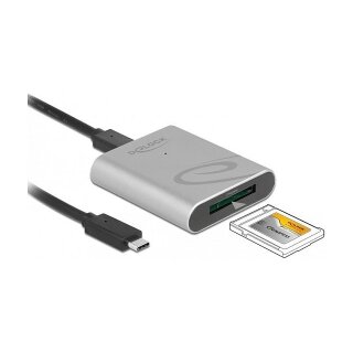 USB Type-C™ Card Reader im Aluminium Gehäuse für CFexpress Speicherkarten