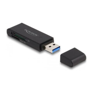 Delock Card Reader SuperSpeed USB 5 Gbps für SD und Micro SD Speicherkarten