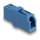 Delock LWL Kupplung LC Simplex Buchse zu LC Simplex Buchse UPC blau