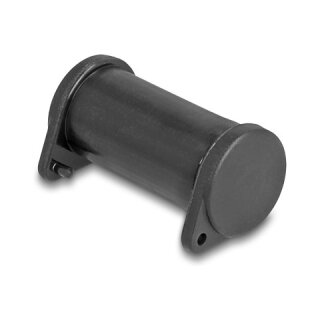 Delock DL4 Staubschutz für Stecker und Buchse, Silikon, 2-teilig, schwarz 10er Set