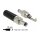 Steckverbinder DC 5,5 x 2,5 mm mit Länge 12,0 mm Hohlstecker Lötversion