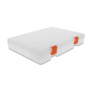 Delock Transparente Leerbox aus Kunststoff mit 36 Fächern