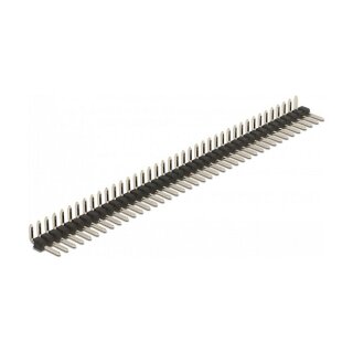 Delock Stiftleiste 40 Pin, Rastermaß 2,54 mm, 1-reihig, gewinkelt, 5 Stück