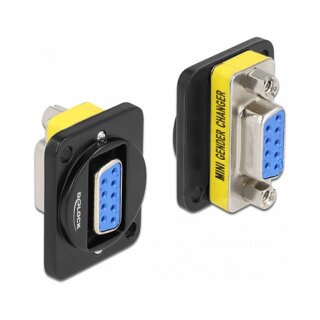 Delock D-Typ Modul DB9 Buchse zu DB9 Buchse