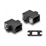 Delock LWL Kupplung MPO Buchse zu MPO Buchse schwarz