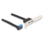 Delock Slotblech 1 x USB 5 Gbps Pfostenbuchse 90°...