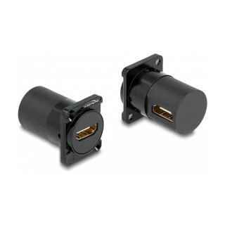 D-Typ Modul HDMI Buchse zu Buchse 90° gewinkelt