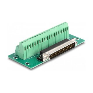 D-Sub 37 Pin Stecker zu Terminalblock für Hutschiene