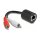 Stereo Audio Extender RJ45 Buchse zu 2 x Cinch Stecker Cat.5 bis 50 m Set 2 Stück