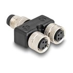 M8 Y-Splitter A-kodiert 4 Pin 1 x Stecker zu 2 x Buchse...