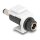 Delock Keystone Modul DC 5,5 x 2,5 mm Buchse zu DC 5,5 x 2,1 mm Stecker weiß