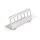 Delock Keystone Metall Halterung 6 Port für Hutschiene