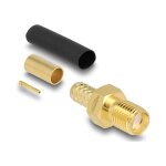 Delock SMA Buchse zum Crimpen LMR200 mit passendem...