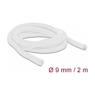 Geflechtschlauch selbstschließend 2 m x 9 mm weiß