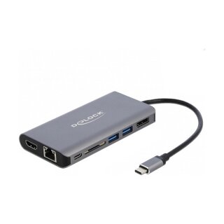 USB Type-C™ Dockingstation 4K - HDMI / DP / USB / SD / LAN / PD 3.0