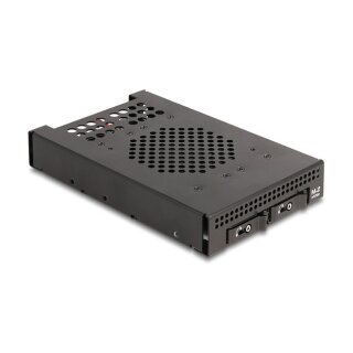 3.5? Wechselrahmen für 2 x M.2 NVMe SSD mit OcuLink SFF-8612 Anschluss