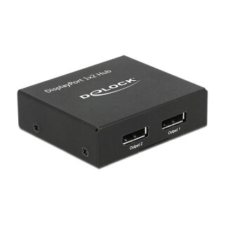 DisplayPort 1.2 Splitter 1 x DisplayPort in > 2 x DisplayPort out 4K