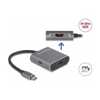 USB Type-C™ Splitter (DP Alt Mode) zu 2 x HDMI MST mit USB Type-C™ PD