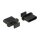 Staubschutz für USB Type-C™ Buchse mit Griff 10 Stück schwarz