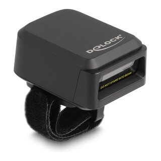 Delock Ringbarcode Scanner 1D und 2D mit 2,4 GHz oder Bluetooth - Wireless Charging Funktion