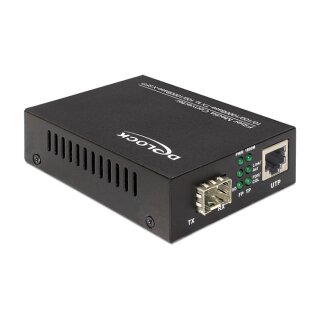 Medienkonverter 10/100/1000Base-T zu 100/1000Base-X SFP