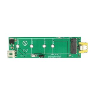 Konverter SATA Pin 8 Power Buchse > M.2 Key B Slot