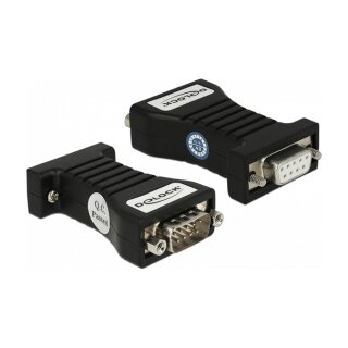 Isolator RS-232 D-Sub 9 Buchse zu RS-232 D-Sub 9 Stecker TXD, RXD, GND galvanische Trennung 2,5 kV