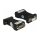 Isolator RS-232 D-Sub 9 Buchse zu RS-232 D-Sub 9 Stecker TXD, RXD, GND galvanische Trennung 2,5 kV