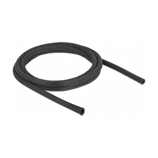 Gewebeschlauch selbstschließend hitzebeständig 2 m x 8 mm schwarz