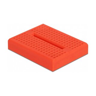 Experimentier-Mini Steckbrett 170 Kontakte rot