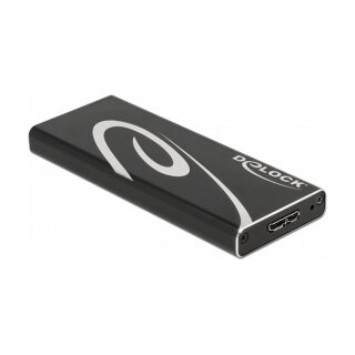 Externes Gehäuse SuperSpeed USB für M.2 SATA SSD Key B