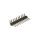 Stiftleiste 10 Pin, Rastermaß 2,54 mm, 1-reihig, gewinkelt, 5 Stück