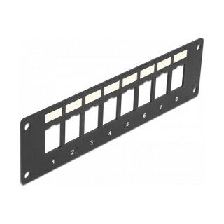 Keystone Halterung 8 Port Panel Einbau