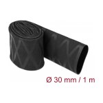 Schrumpfschlauch X-Muster rutschfest 1 m x 30 mm schwarz