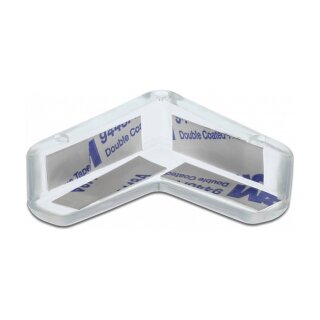 Kantenschutz selbstklebend 40 x 40 x 13 mm transparent