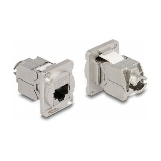 D-Typ Modul RJ45 Cat.6A Buchse zu LSA Buchse