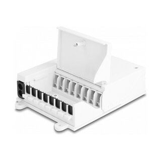 LWL FTTH Indoor Verteilerbox zur Wandmontage 8 Port weiß