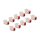 Keystone Modul RJ45 Buchse zu LSA Cat.6A werkzeugfrei rot Set 10 Stück