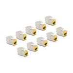 Keystone Modul RJ45 Buchse zu LSA Cat.6A werkzeugfrei...