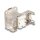 D-Typ RJ45 Einbaubuchse mit LSA Anschluss Cat.6A STP Metall