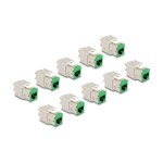 Keystone Modul RJ45 Buchse zu LSA Cat.6A werkzeugfrei...