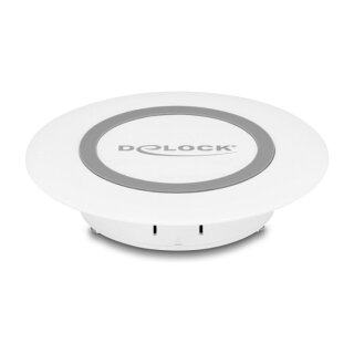 Wireless Charger 15 W für Tischeinbau weiß