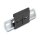 Aluminium Montageclip für Hutschiene 60,0 x 47,8 mm schwarz
