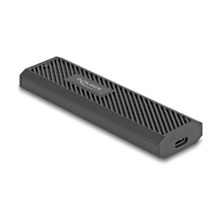 Externes USB Type-C™ 20 Gbps Combo Gehäuse für M.2 NVMe PCIe oder SATA SSD - werkzeugfrei